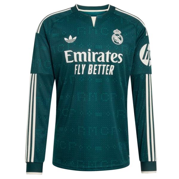 アディダス adidas  レアル・マドリード 26/27 アウェイ レプリカ 長袖ユニフォーム  サッカー レプリカシャツ  26AW(W9398-KC3970)