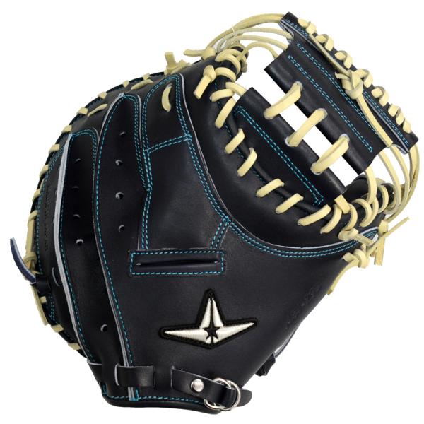LEAG STAR 黒 キャッチャーミット　グローブ オールスター ALL-STAR 硬式キャッチャーミット 縦型 ポケット深め