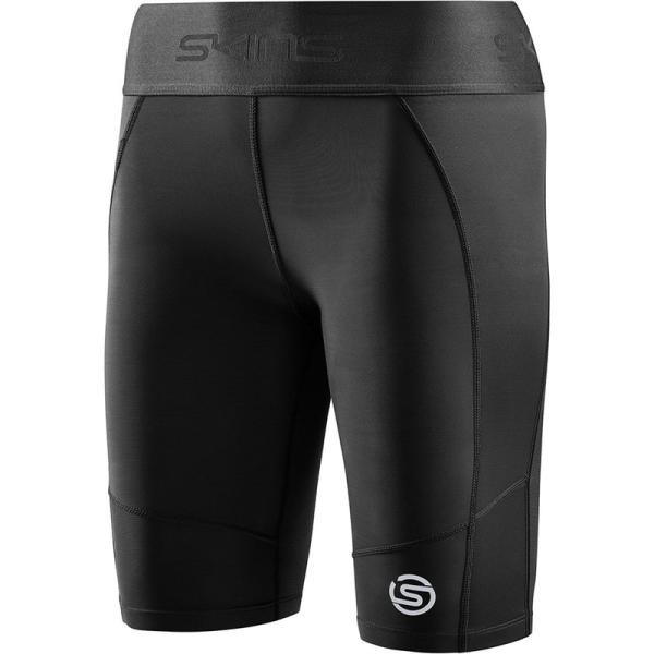 skins(スキンズ) S-3 WOMENS HALF TIGHTS ボディケアストレッチパンツ (18271340-019) skins(スキンズ) S-3 WOMENS HALF TIGHTS ボディケアストレッチパンツ