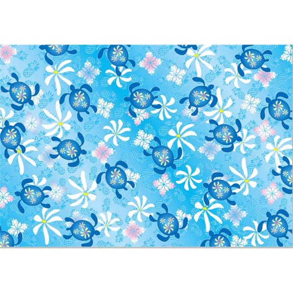 アスカタオル ハワイアンバスタオル ホヌパイン マリンSPグッズソノタ (ask1aphop-blu)