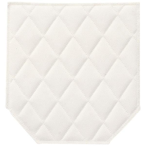 取り付け簡単な縫い付け式キルトパット対象：メンズ・ユニセックス素材：表面/ポリエステル100%・中綿/ポリエステル100%・裏面/ポリエステル100%仕様その他：タテ18.5cm×ヨコ18.5cm生産国：日本製カラー：(12)アイボリー