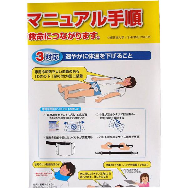 商品の説明熱中症応急マニュアル掲示用ポスターです。