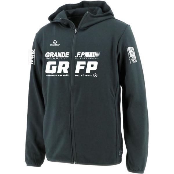 grande(グランデ) GRFP.ドライ.スウェットジップパーカー フットサルスウェットパーカー (gfph23405-0901) グランデ grande(グランデ) GRFP.ドライ.スウェットジップパーカー