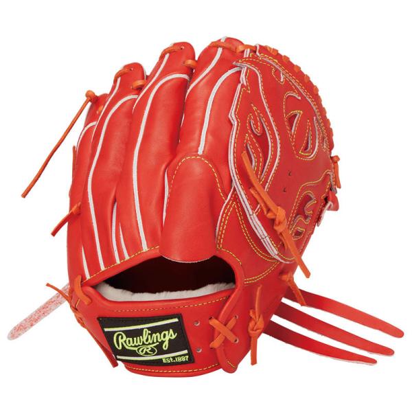 Rawlings 硬式グローブ ベージュ/赤 Rawlings ローリングス 硬式 PRO PREFERRED Wizard #02 硬式用