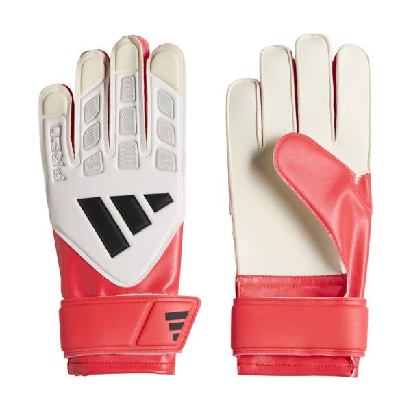 adidas PREDATOR GL TRAINING J1. ポジティブカット：ボールとのコンタクトエリアが広く、快適なフィット感を提供 2. ソフトグリップ：ラテックス製の手のひらが、あらゆる天候条件で優れたグリップ力と耐久性を実現 3...