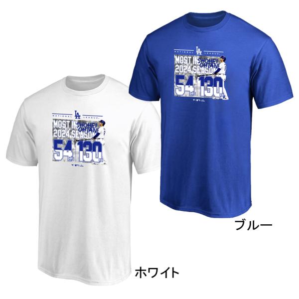 ドジャース 大谷翔平 ナショナルリーグ 2024 ホームラン王＆打点王 獲得記念 Tシャツ 野球 ウェア 24AW(ML01-24FW-0008)