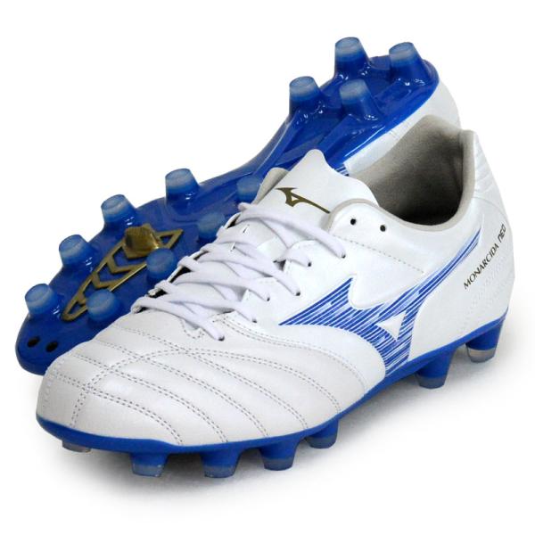 MIZUNO モナルシーダNEO 3 ワイド PRO (MONARCIDA) 軽量・柔軟・素足感覚モレリアネオの魂を受け継ぐワイドフィット天然皮革モデル。天然皮革がもたらす柔らかなフィット感とワイドフィットが魅力の1足。通常のインソールに比...