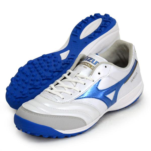 MIZUNO モレリア サラ PRO TF 耐える強さ、馴染むフィット感。ノーマルステッチを採用した、マイクロファイバー人工皮革モデル。柔らかさとホールド感を追求した新マイクロファイバー人工皮革と軽量性が魅力の1足。新たにフルレングス仕様の...