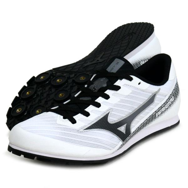 Mizuno エックスファースト3 スパイクシューズ ホワイト/グレー　21.5 Mizuno エックスファースト3 スパイクシューズ ホワイト/グレー