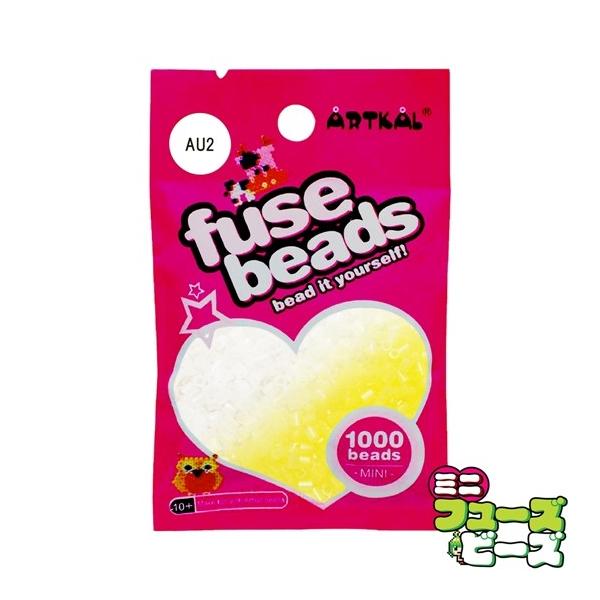 ■ 商品説明 ■ 種類：フューズビーズ ミニ（2.6mm）サイズ：直径 2.6mmカラー：ＵＶイエロー数量：約 1,000粒通常は半透明のクリアカラーですが、太陽の光などの紫外線に反応すると色があらわれます。現状、UVイエローに関しましては...