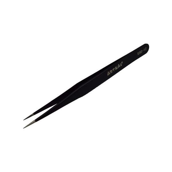 ■　商品説明　■ 種類：全共通サイズ：全長 約 13.5cm素材：ステンレス 塗装加工数量：１本先細の精密細工用のピンセット、ストレートタイプです。より先端が細く精密になり、しっかりとした素材となっています。微細な塗装の色ムラは仕様となりま...