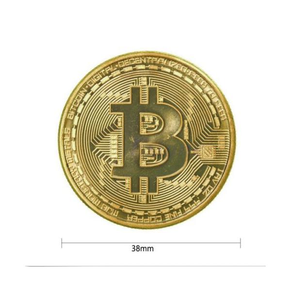 ビットコイン Bitcoin Collectible ギフト バーチャル レプリカ 仮想 通貨 コイン グッズ アートコレク メッキ ライトコイン 記