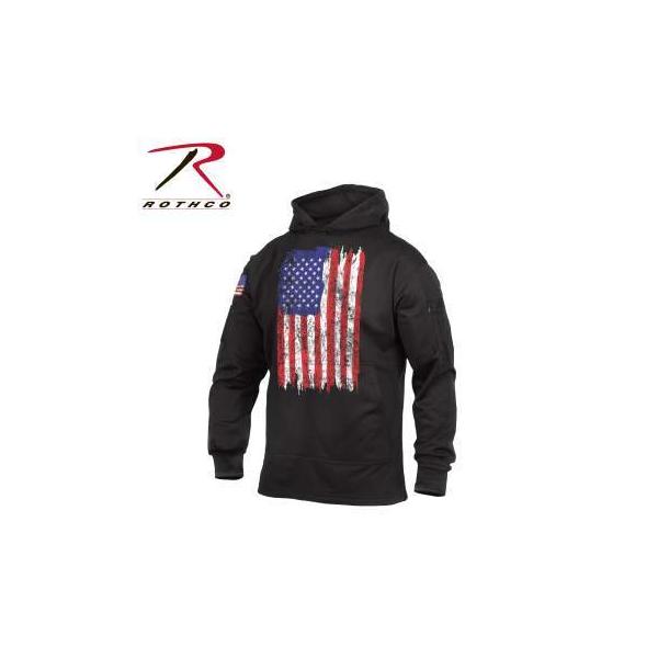 XR@p[J[@t[fB@Rothco U.S. Flag Concealed Carry Hoodie RED/WHITE / Blue 4166