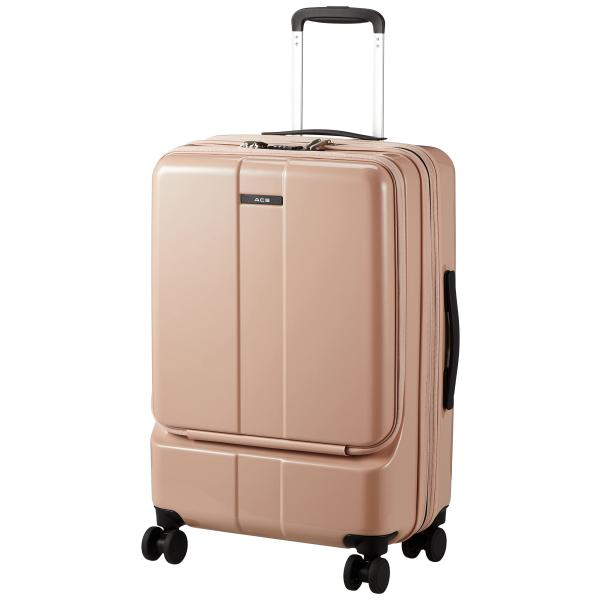 エース スーツケース フォールズ 4？ No.06906 57L(拡張時) エキスパンド機能 キャスターストッパー フロントポケット付 15.6inchPC収 エース] スーツケース フォールズ 4kg No.06906 57L(拡張時