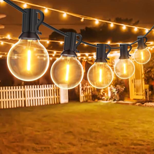 【商品概要】??【防雨・割れにくい電球】室内はもちろん、屋外でも雨の日も安心なIP45防水型ソケットと電球が付いて、部屋の間接照明やクリスマスツリーなどに活用されします。高品質なプラスチック製電球なのでぶつかっても割れにくい、ガラス電球より...