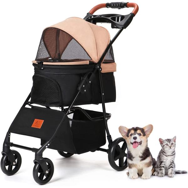Aikenn ペットカート 犬用ベビーカー 小型犬 折り畳み ペット