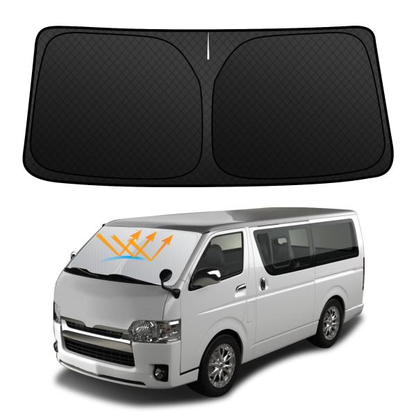 強断熱強遮光】BLUESEATEC トヨタ ハイエース 200系 ワイド