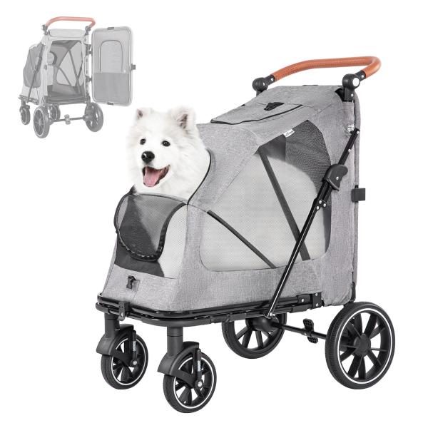 LPOTIUS ペットカート 大型犬 中型犬 多頭用 ドッグカート LPOTIUS ペットカート 大型犬 中型犬 多頭用 ドッグカート