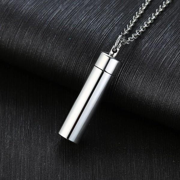 遺骨ペンダント アクセサリー 筒 ガラス容器付き ネックレス 手元供養 Fa 01 Plaisir Store 通販 Yahoo ショッピング
