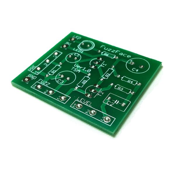 Fuzz Face ファズフェイス風 エフェクター自作用基板　メール便なら送料無料