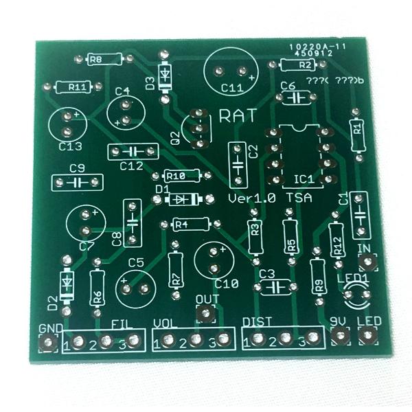ProCo RAT プロコ ラット ディストーション エフェクター自作用基板　メール便なら送料無料