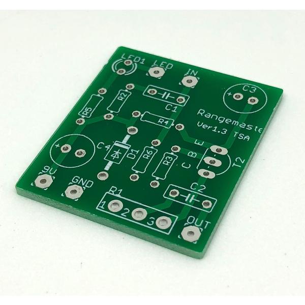 Dallas Rangemaster (PNP) トレブルブースターエフェクター自作用基板　メール便なら送料無料