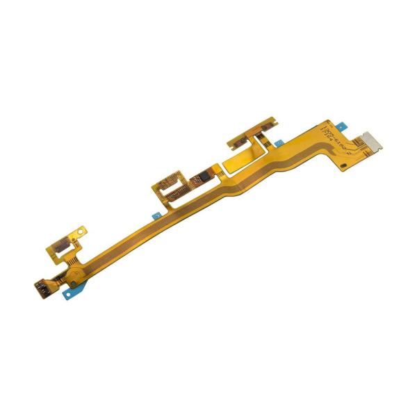 エクスペリア XZ プレミアムの電源ボタン、ボリュームボタン、カメラ起動ボタンとメイン基板を接続するリボンケーブルです。電源/ボリューム/カメラのボタン部分は付属しません。【対応機種：Xperia XZ Premium】・SO-04J仕入れ...