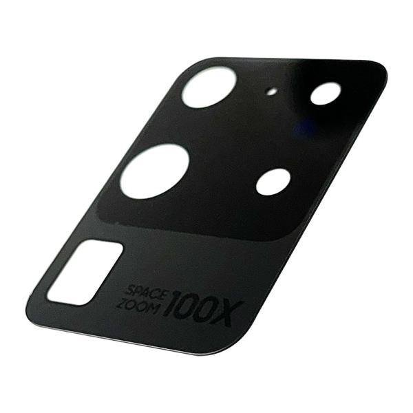 Galaxy S20 Ultra 5G 4G バックカメラレンズ 修理用部品リアカメラ外側のレンズ部分の交換用パーツです。ギャラクシーS20ウルトラ(5G/4G)の背面側メインカメラカバーです。バックカメラレンズのガラスのヒビや割れなどの修...