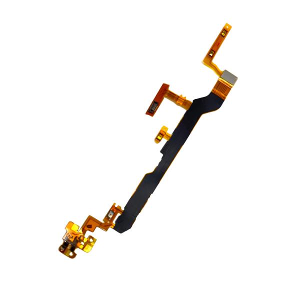 Xperia1 III パワーフレックスケーブル サイドキー 指紋認証ユニットの内部ケーブル 修理部品エクスペリア1マークスリーの電源キー(画面ロックキー、指紋センサー)、音量キー(ズームキー)、Googleアシスタントキー、カメラキーを内...