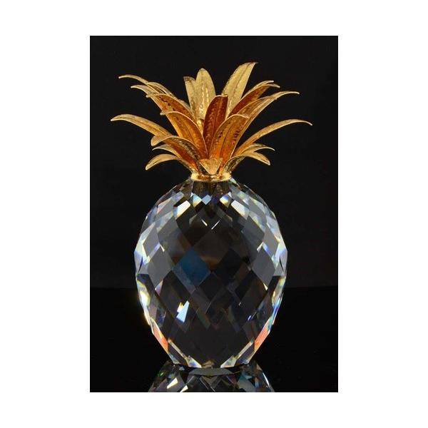 ★箱付き美品★ スワロフスキー クリスタル パイナップル スワロフスキー Swarovski 2008年 廃番品 『パイナップル Gold