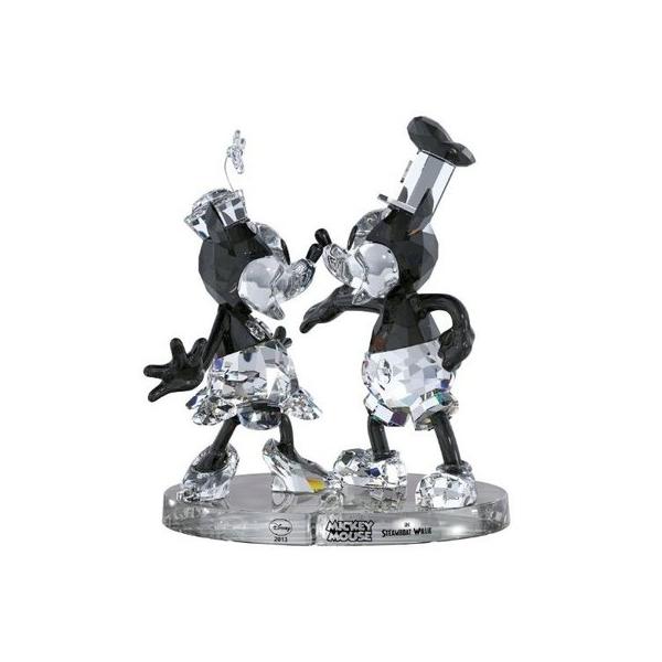 スワロフスキー製の「蒸気船ウィリー」ミッキー＆ミニー【2013年限定生産】 SWAROVSKI（スワロフスキー） 『蒸気船ウィリー 2013年限定品