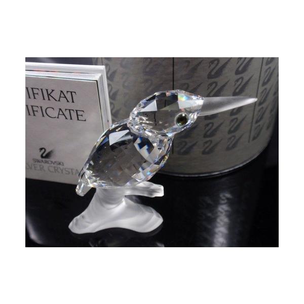 Swarovski カワセミ  廃盤品 置物 クリスタル Swarovski スワロフスキー カワセミ 廃盤品 クリスタル 箱有り
