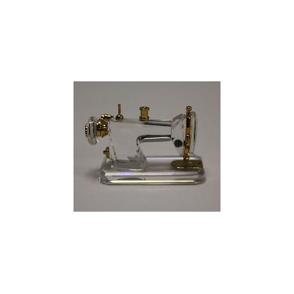 スワロフスキー2004年廃盤品ミシンクリスタル置物