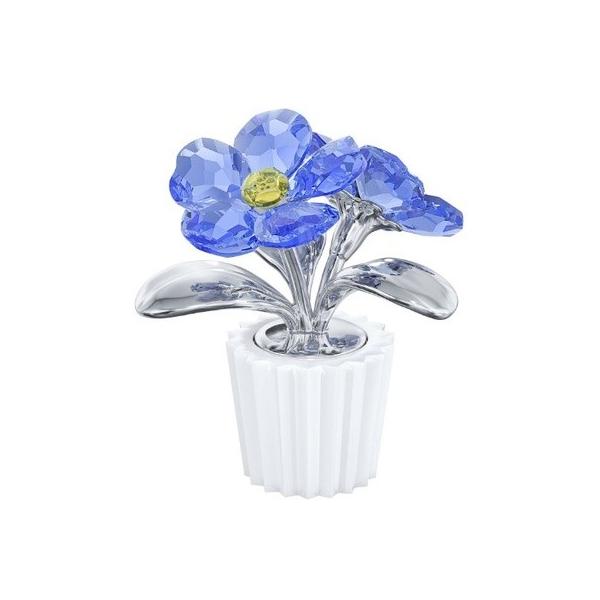 スワロフスキー　置物　花　忘れな草 SWAROVSKI スワロフスキー Swarovski クリスタル 置物 花