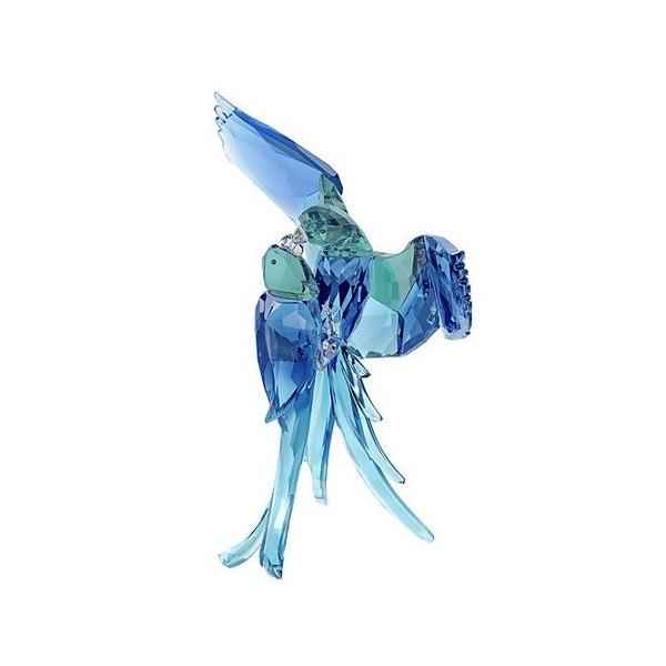 SWAROVSKI（スワロフスキー） 置物 フィギュア 鳥 オウム(ブルー
