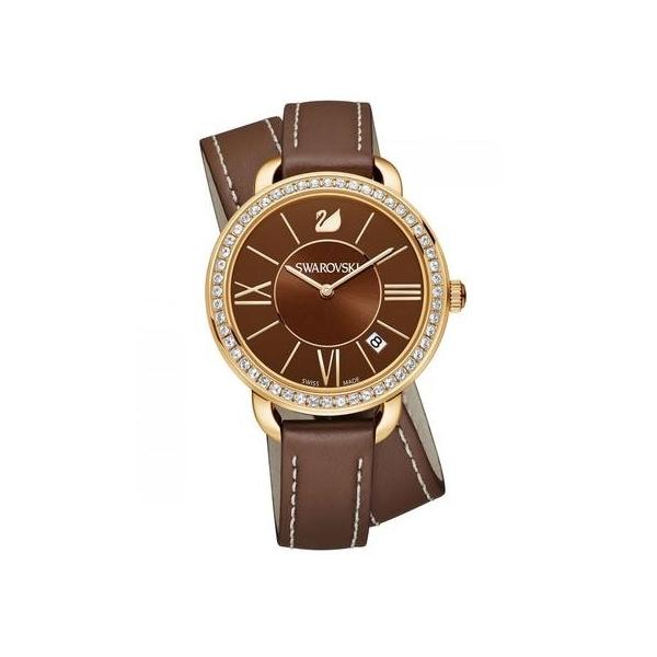 XtXL[ Swarovski rv Aila Day Double Tour Brown EHb` 5160730