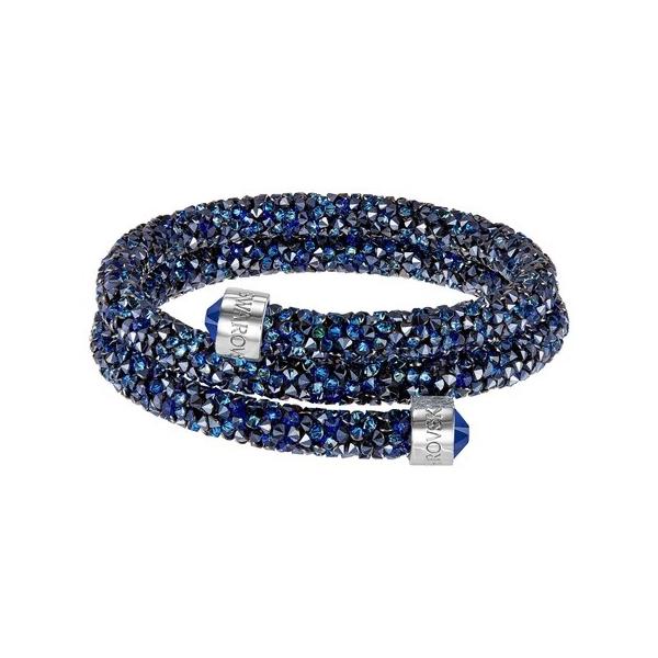 SWAROVSKI　バングル Twisty バングル, ミックスカット, ホワイト, ロジウム・プレー