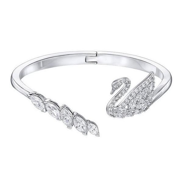 【美品】スワロフスキー Swan Lake バングル SWAROVSKI スワロフスキー Swarovski 『Swan Lake バングル, S