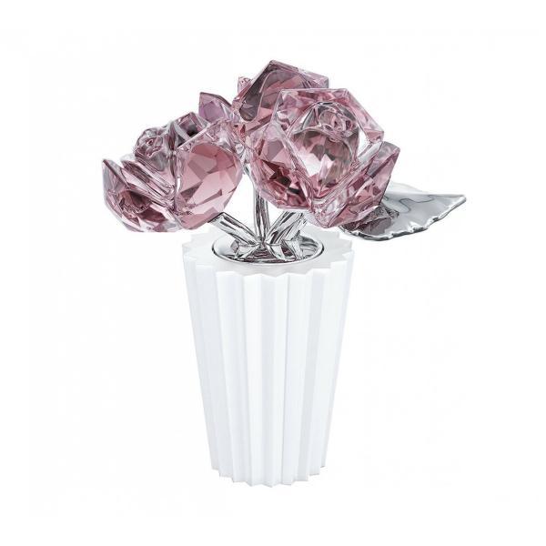 SWAROVSKI スワロフスキー　クリスタル　薔薇　バラ　ローズフラワー　置物 新品 スワロフスキー 薔薇バラ 置物 Rose flower 楽天市場
