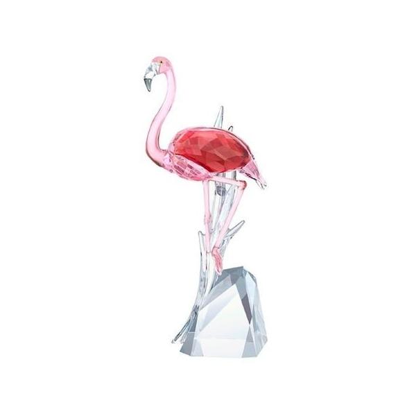 【極美品】SWAROVSKI フラミンゴ フィギュリン クリスタル 箱付き 鳥 極美品】SWAROVSKI フラミンゴ フィギュリン クリスタル 箱付き 鳥
