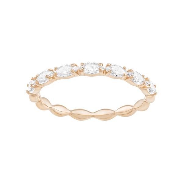 【極美品】スワロフスキー Vittore Marquise リング　9号 Matrix Vittore ring, Marquise cut, White, Rhodium plated
