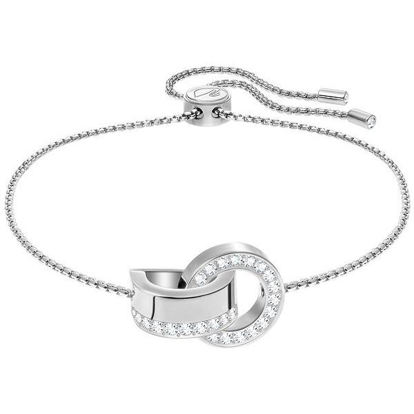 【SWAROVSKI】HOLLOWブレスレット　シルバー Amazon.com: Swarovski Dexera Bracelet, White, Rose-gold tone