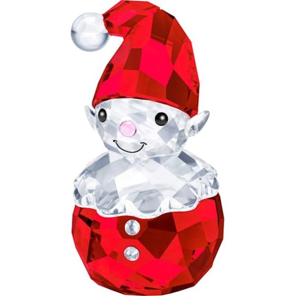 SWAROVSKI（スワロフスキー） 置物 スノーマンとキャンディーケイン