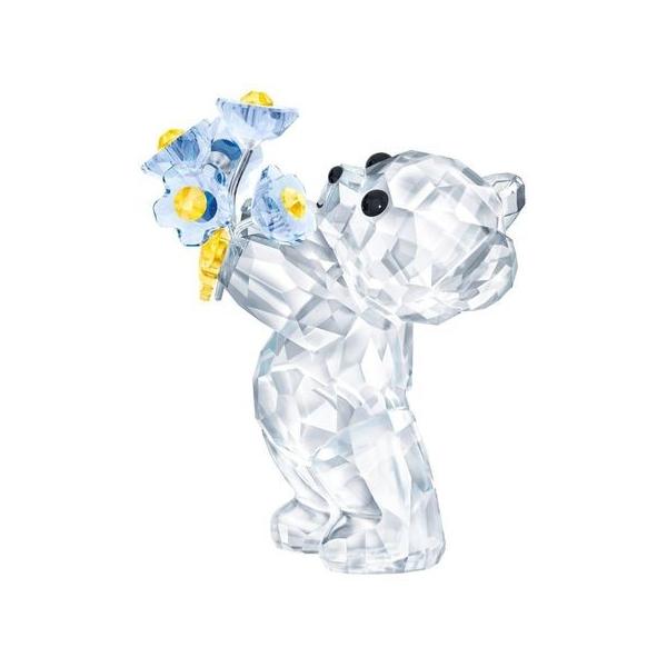 スワロフスキー Swarovski  忘れな草 フィギュリン 置物 スワロフスキー Swarovski 忘れな草 フィギュリン 置物