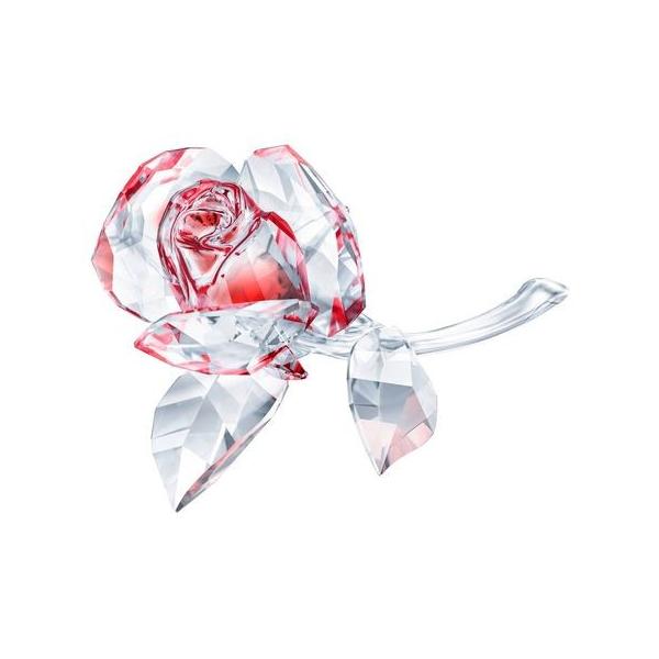 SWAROVSKI（スワロフスキー） 置物 バラ ブロッサミング ローズ RED
