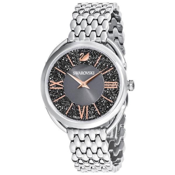 スワロフスキー腕時計 SWAROVSKI スワロフスキー Swarovski 腕時計 グレー CRYSTALLINE
