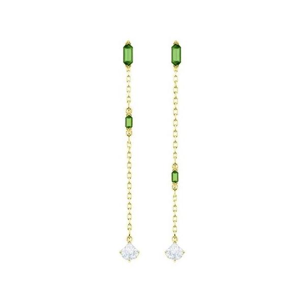 SWAROVSKI（スワロフスキー） Swarovski 6WAY グリーン OZ ピアス