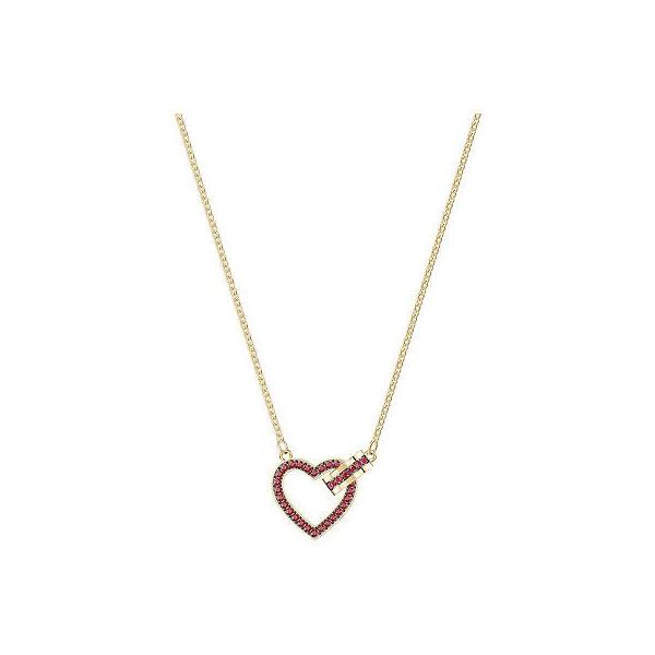 SWAROVSKI（スワロフスキー） レッド ハート LOVELY ネックレス
