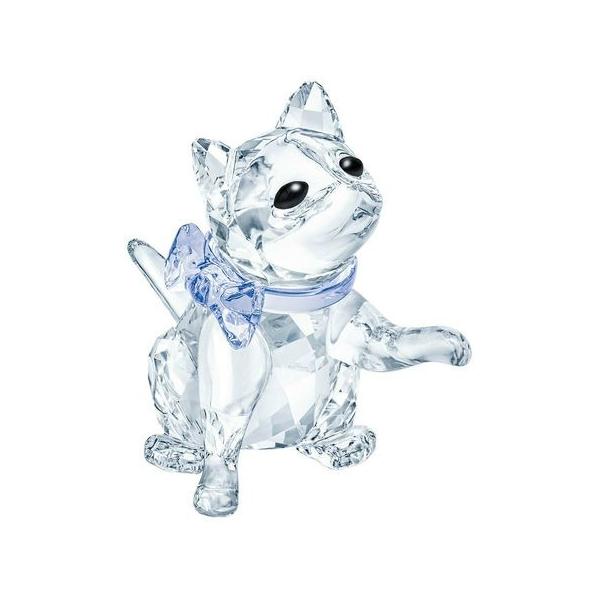 スワロフスキー Swarovski 置物 猫 子ネコ クリスタル 5465837