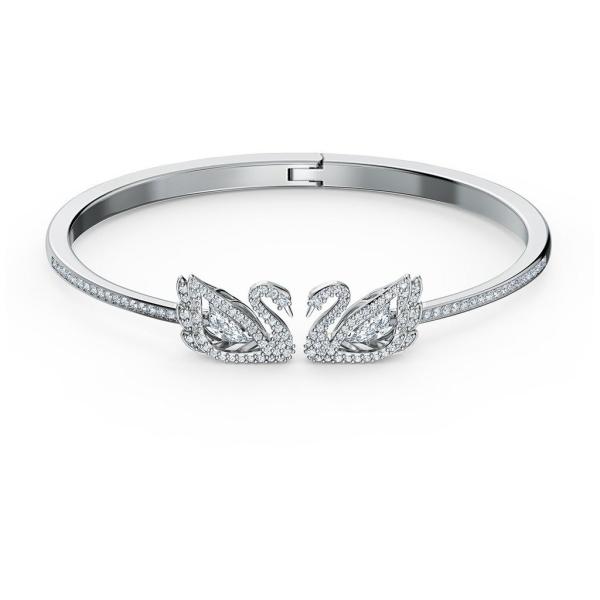【美品】スワロフスキー Swan Lake バングル 楽天市場】スワロフスキー スワン レイク バングル 5258396
